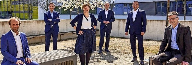 Dem neuen Rektorat, dessen Amtszeit am...r  Blent Tarkan und Jan Mnchenberg.   | Foto: Hochschule Offenburg