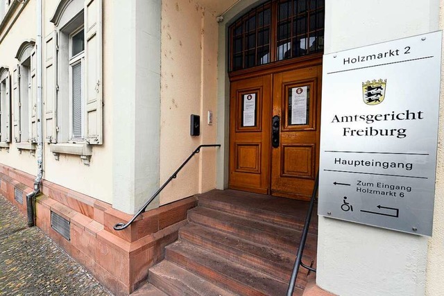 Am Freiburger Amtsgericht wurde jetzt ...Zustand in Btzingen randaliert hatte.  | Foto: Thomas Kunz