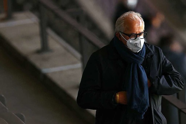 Fritz Keller, beim Deutschen Fuball-B...etreten, hat seinen Rcktritt erklrt.  | Foto: MAJA HITIJ (AFP)