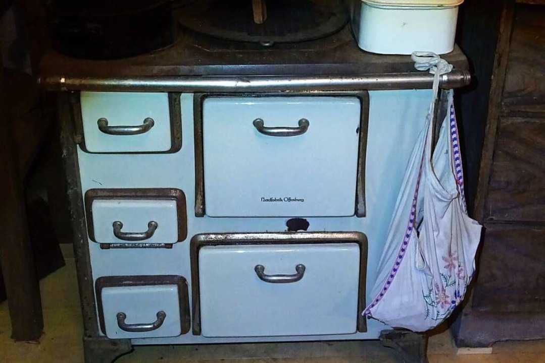 In der Hammerschmiede in Reichenbach steht ein alter Kohleherd der