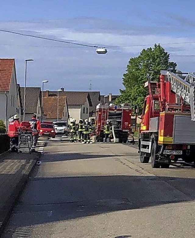 Einsatz im Ortsteil  Oberhausen  | Foto: Feuerwehr Herbolzheim