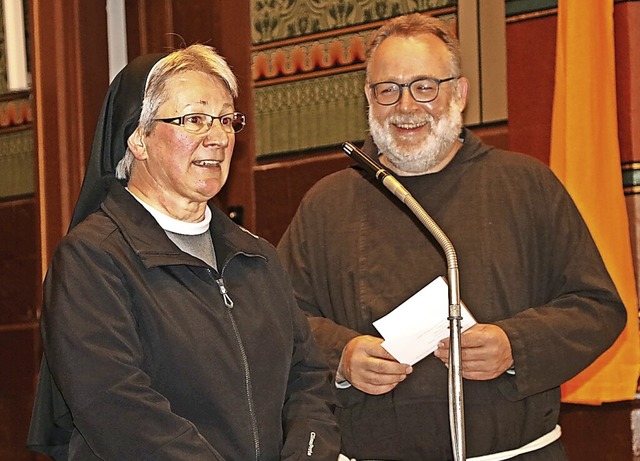 Schwester Sonja Maria Hipp und Bruder ...ntscheidung fr ein Leben im Kloster.   | Foto: Martha Weishaar