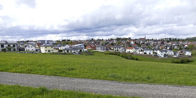 Das Wohngebiet &#8222;Mittlishardt&#82...weitere Baupltze erschlossen werden.   | Foto: Juliane Khnemund