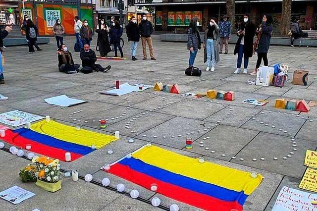 Kolumbianer in Freiburg wollen die Proteste in ihrem Land unterstützen