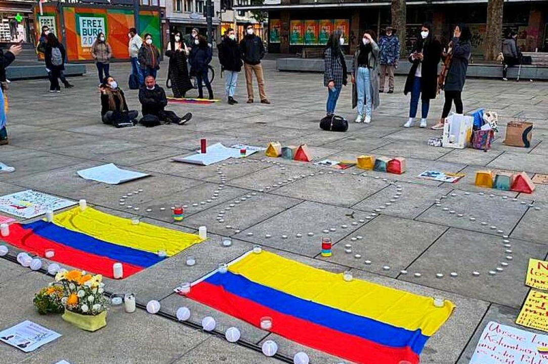 Aufmerksam machen auf die Proteste in Kolumbien  | Foto: Willian Andres Campo Cuaran