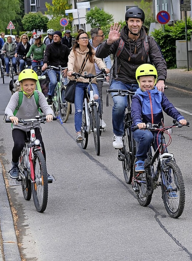 Die erste Fahrrad-Demo fand 2019 statt.  | Foto: Hans-Peter Mller