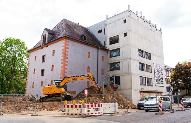 Die Bombe wurde bei Bauarbeiten gefunden.  | Foto: Andreas Arnold (dpa)