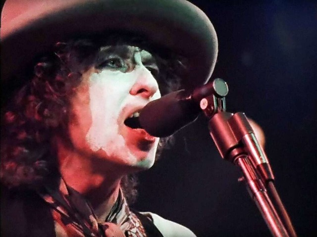 Bob Dylan 1975 auf der &#8222;Rolling ...8220;, war ein Hhepunkt der Konzerte.  | Foto:  via www.imago-images.de