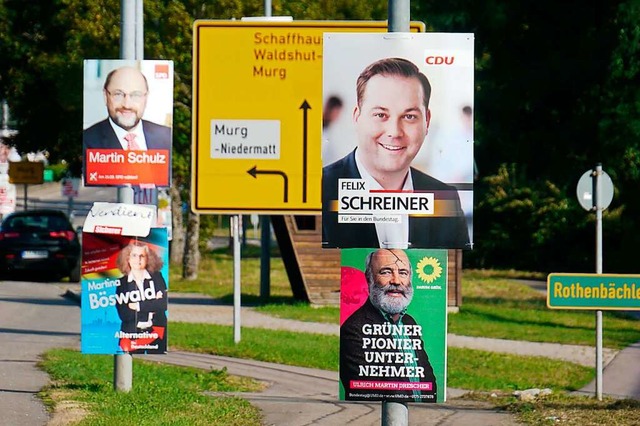 Wo welche Plakate an Straen erlaubt s...Laufenburger Gemeinderat nun geregelt.  | Foto: Winfrfied Dietsche