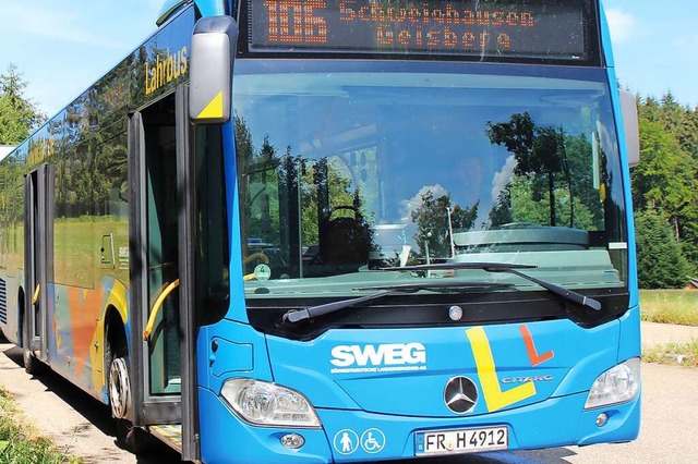 Die Freizeitbusse der SWEG sind von Sonntag an wieder im Einsatz.  | Foto: SWEG