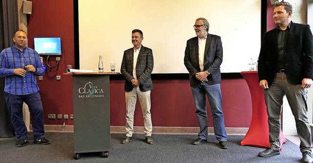 Verknden Schnelltests bei der Vita Cl...bH) und Jan Fischer (Stadtverwaltung).  | Foto: Hans-Peter Mller