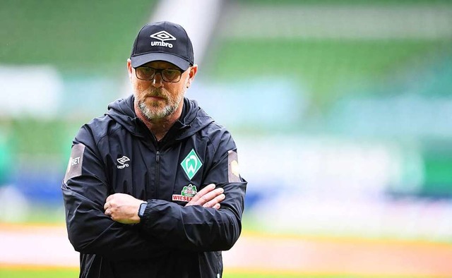 Auch er konnte nichts ausrichten: Werder-Coach Thomas Schaaf.  | Foto: Carmen Jaspersen (dpa)