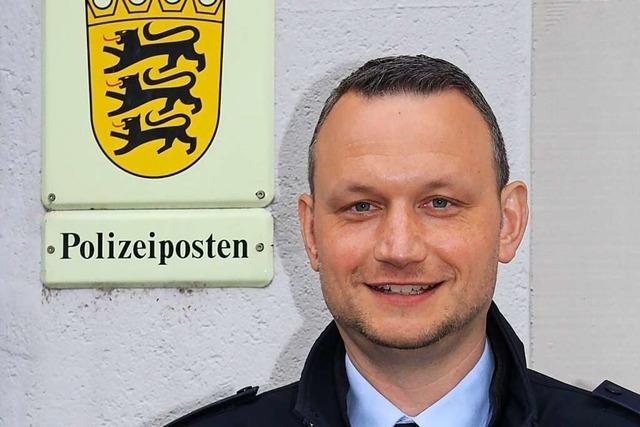 Jrgen Blank ist neuer Leiter des Polizeipostens Hohberg