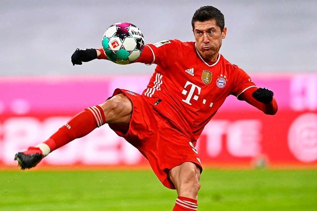 Bayern-Star Lewandowski.  | Foto: CHRISTOF STACHE (AFP)