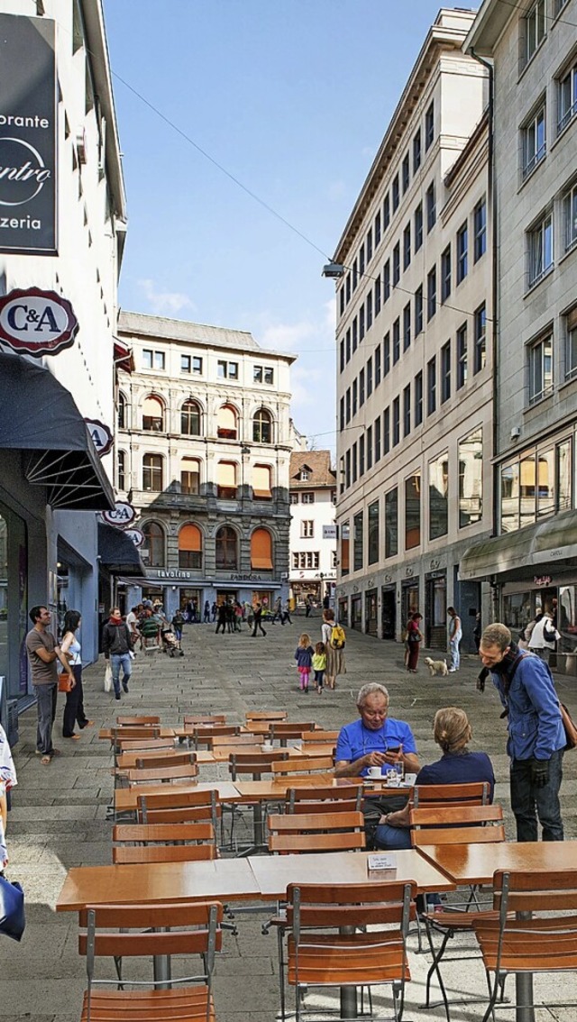 So soll die Streitgasse, die derzeit umgestaltet wird, einst aussehen.  | Foto: Bastian Mller