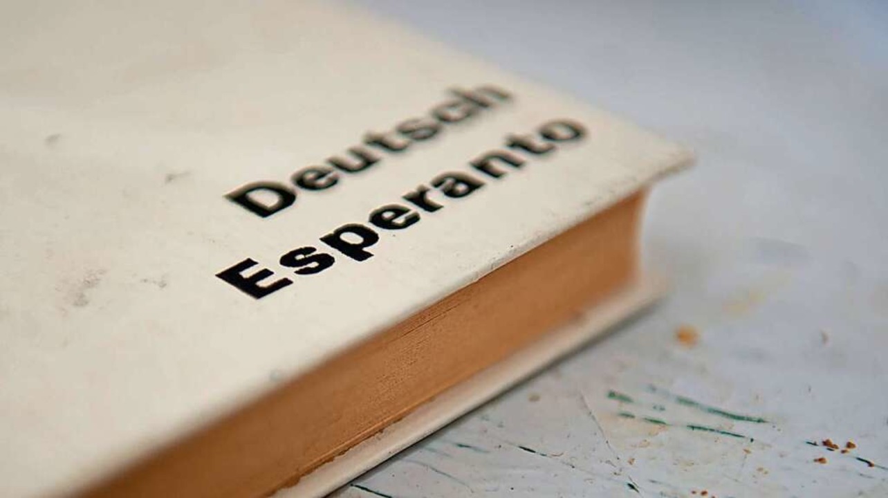 Esperanto ist eine Kunstsprache, die a... slawischen Sprachen entwickelt wurde.  | Foto: Inga Kjer