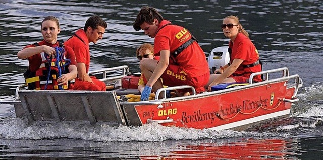 Im vergangenen Sommer bten die DLRG-Rettungsschwimmer vor allem auf den Seen.    | Foto: privat