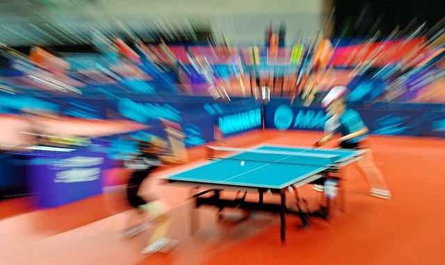 Tischtennis ist die schnellste Rcksch..., die Offenburgerinnen halten gut mit.  | Foto: Carmen Jaspersen
