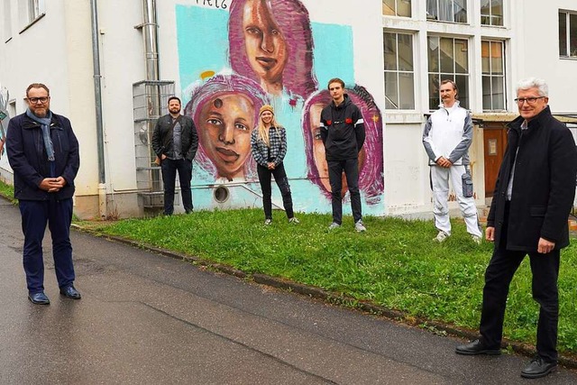 Raum fr Kunst am Kinder- und Jugendb...ah Tress,  David Rich und Fred Gresens  | Foto: Stadt Lahr