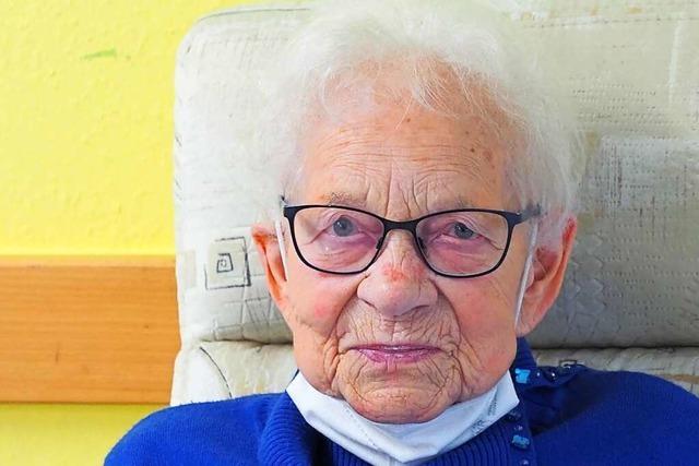 Elsbeth Braschwitz aus Weil am Rhein wird heute 100 Jahre alt