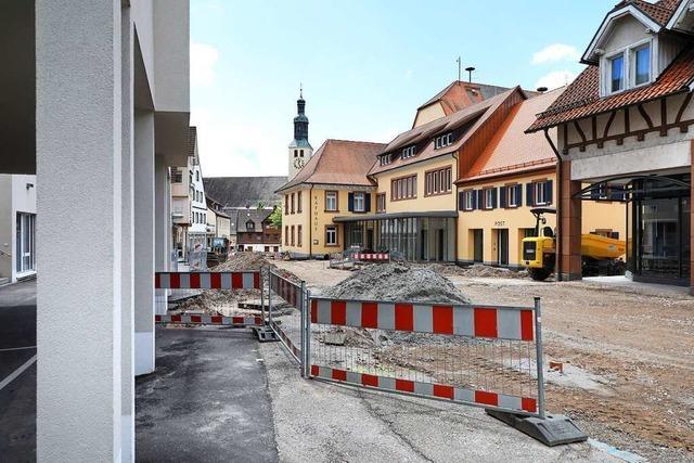 Bauarbeiten in der Ortsmitte von Seelbach sind im Zeitplan