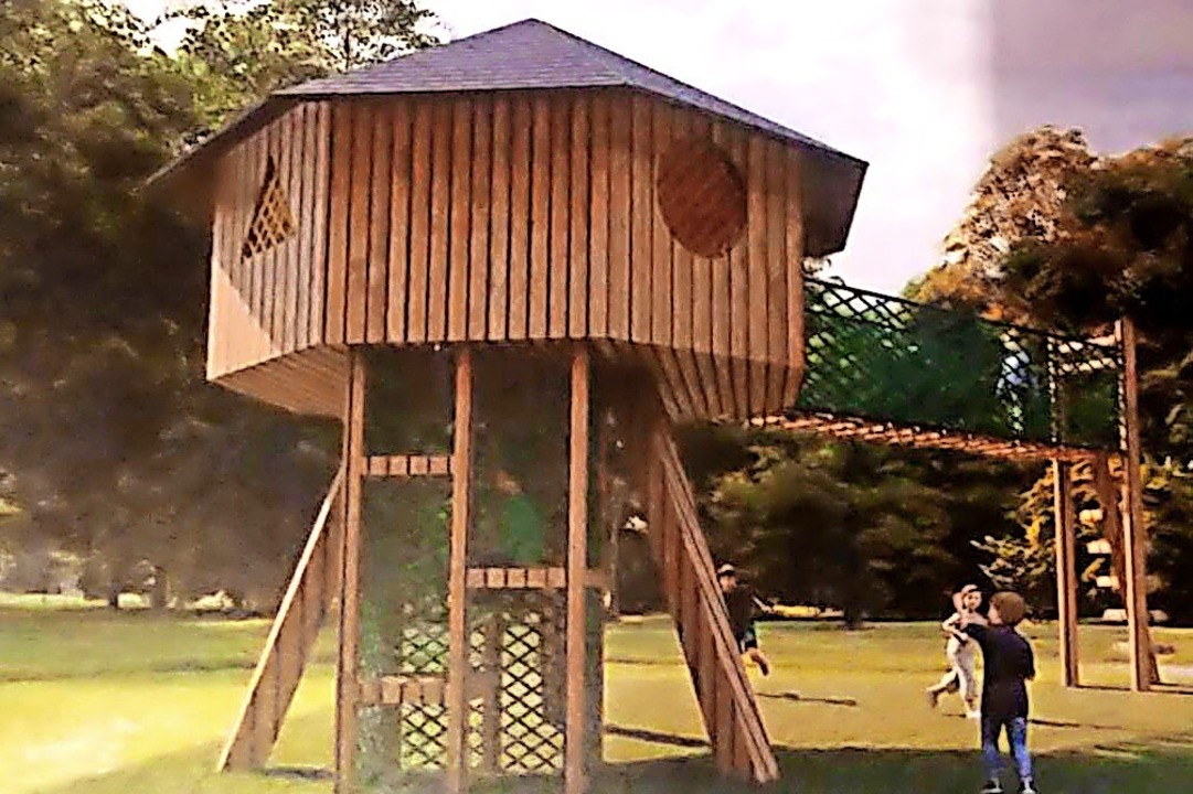 So soll das Baumhaus aussehen, das als...cht in Ühlingen errichtet werden soll.  | Foto: suedkurier