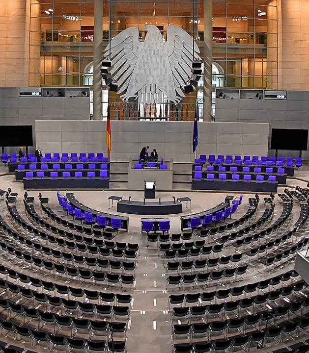 Viele Sitzplätze: die Bestuhlung für die Bundesversammlung 2017  | Foto: Rainer Jensen