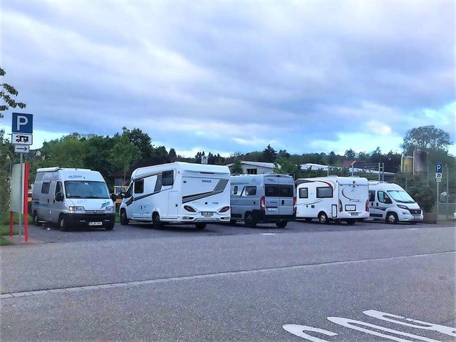 Am Donnerstagmorgen war der Stellplatz voll.  | Foto: Stadt Ettenheim