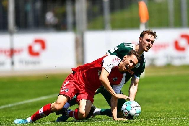 Der SC Freiburg II verliert gegen den FC 08 Homburg und vertagt die Aufstiegsfeier