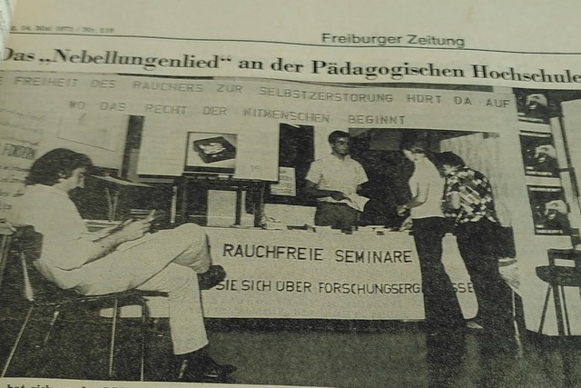 Vor 50 Jahren gab es den Studierenden-...fr &#8222;rauchfreie Seminare&#8220;.  | Foto: Moritz Neufeld