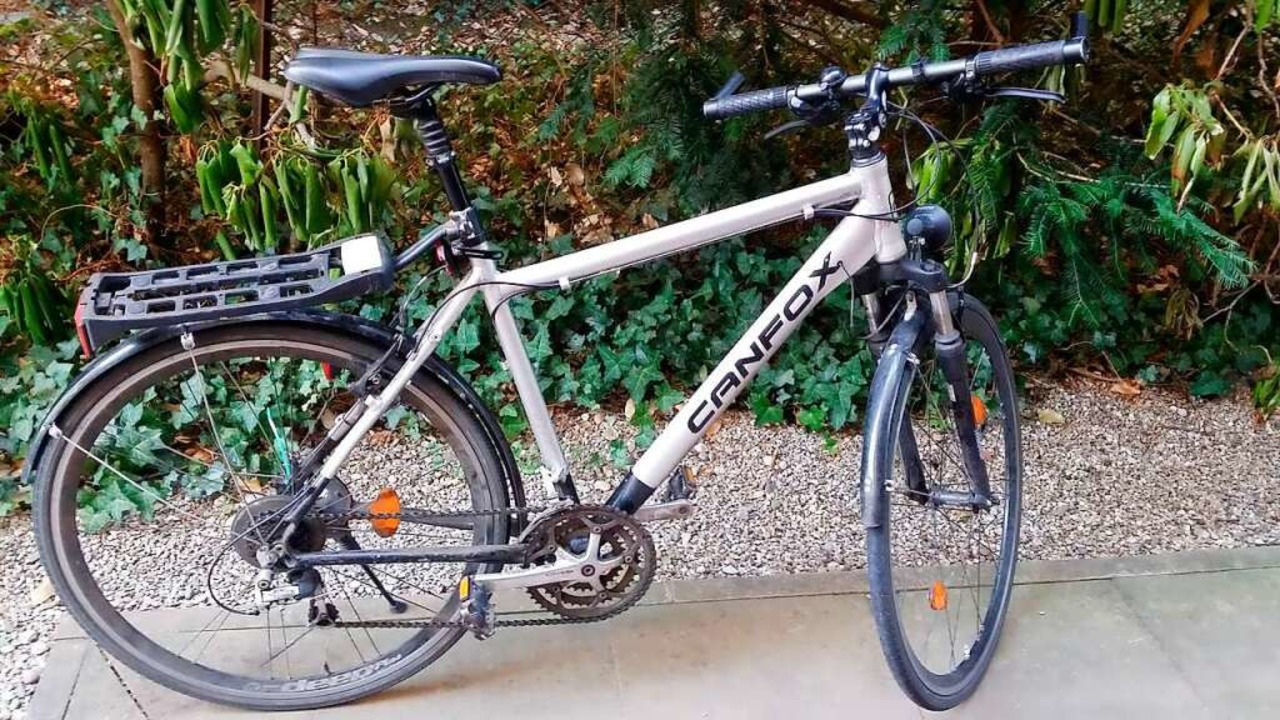 Dustin Simone hat sein Fahrrad nach de... wieder vor dem Hauptbahnhof gefunden.  | Foto: Dustin Simone