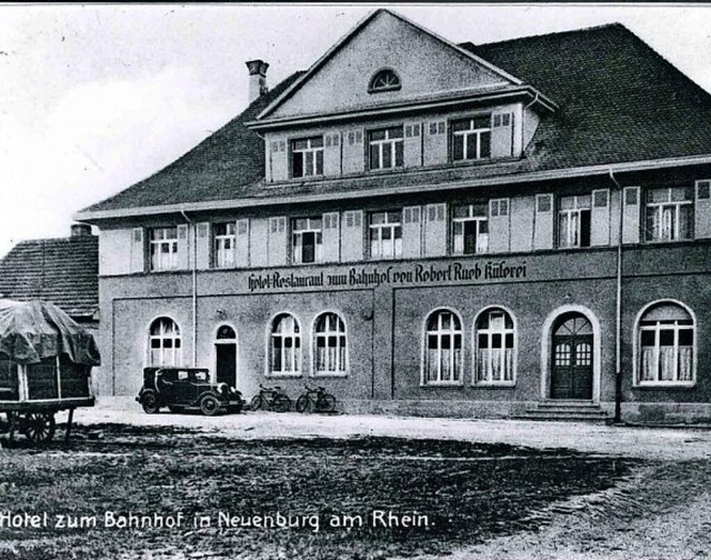 Das Stadtarchiv Neuenburg  hat eine hi...dem Jahre 1932 in seiner Bildsammlung.  | Foto: Elmar Spth/Stadt Neuenburg