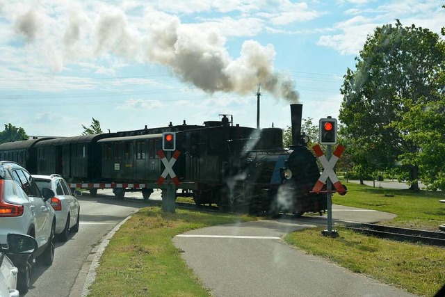 Das Chanderli wird ab 13. Juni wieder dampfen.  | Foto: Hannes Lauber