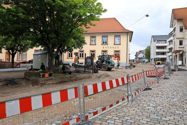 Die Sanierung schreitet voran.  | Foto: Christoph Breithaupt