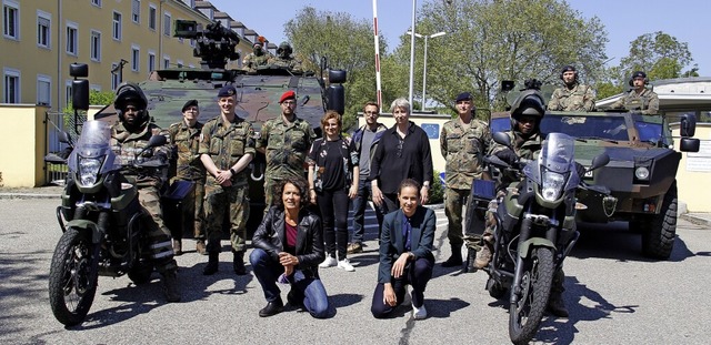 Ein Lena-Odenthal-Tatort mit Hauptdars...n-Kaserne in Mllheim gedreht worden.   | Foto: Alexander Huber