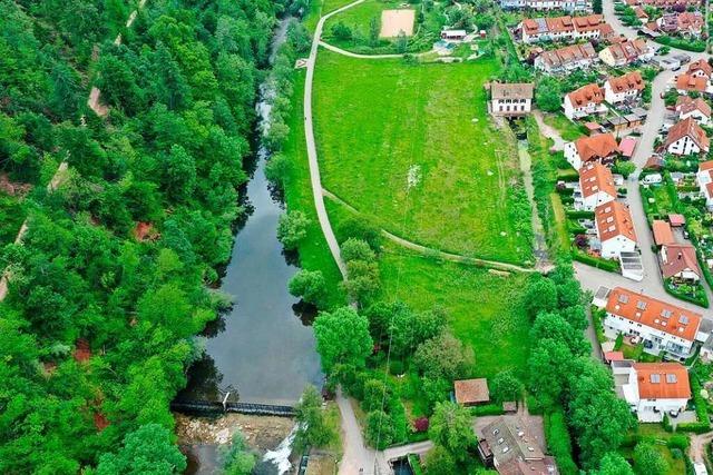 In Schopfheim ist auf einer Grnflche eine Bebauung mit 130 Wohnungen geplant