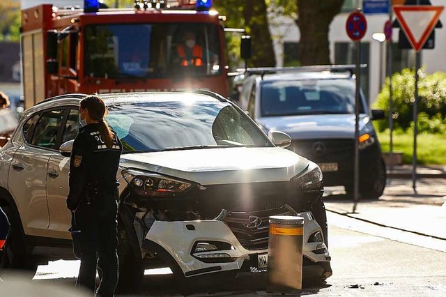 Am 27. Mai krachte es am Senser Platz  | Foto: Jonas Hirt