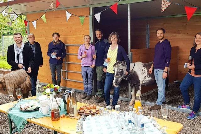 Mobilstall fr den Schulbauernhof auf der Domne Hochburg