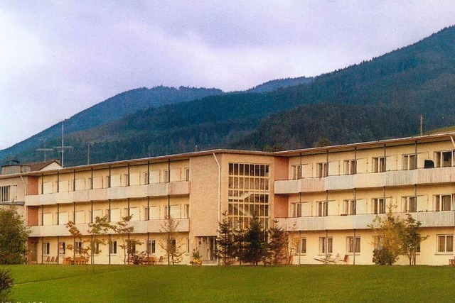 Das Hinverletzten-Kurheim in Elzach  in seinem Grndungsjahr 1961  | Foto: Archiv Nikolaus Bayer