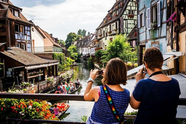 Touristen in Colmar  | Foto: Bruno Almela via www.imago-image