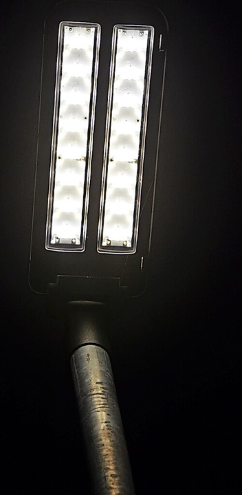 Hasels Straßenbeleuchtung soll auf LED... wie hier im Beispiel aus Rheinfelden.  | Foto: Peter Gerigk