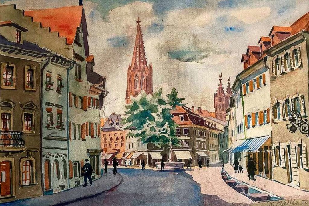 Das Gemälde von Rolf Miedtke aus dem Jahr 1950.  | Foto: Rolf Miedtke