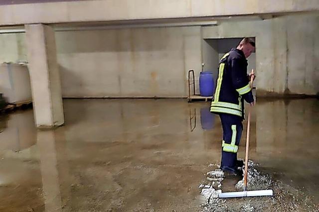 Unwetter ber Hnner und Oberhof fhrt zu Feuerwehreinstzen