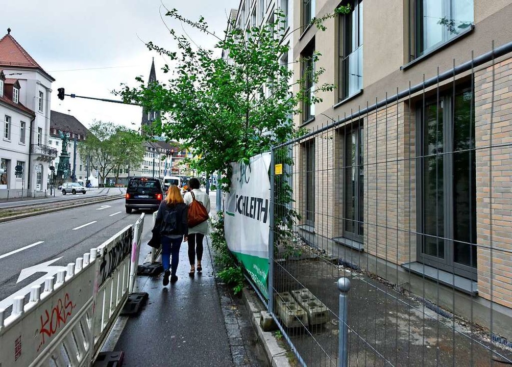 Vom neuen Wohnheim gibt es &#8211; wen...ter lehnt &#8211; sogar  Mnsterblick.  | Foto: Michael Bamberger