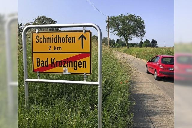 Radweg nach Schmidhofen wird gebaut