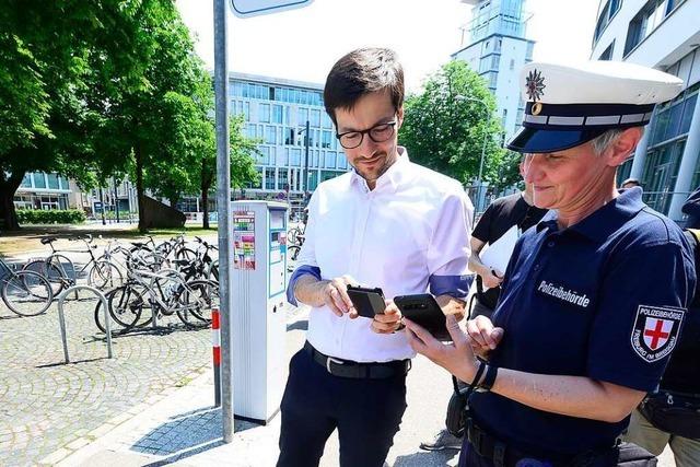 Parkgebhren in Freiburg sind jetzt per Handy bezahlbar