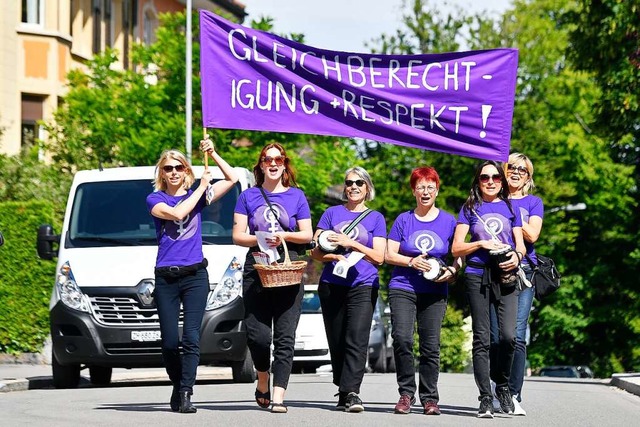 2019 fiel der Frauenstreik berwltige... 160.000 Frauen auf die Strae gingen.  | Foto: Walter Bieri
