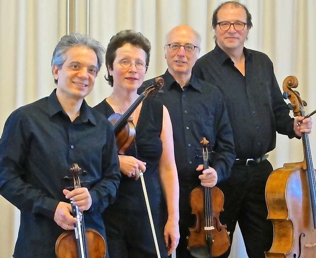 Das Segantini-Quartett tritt am 20. Juni in der Emmendinger Steinhalle auf.  | Foto: Veranstalter