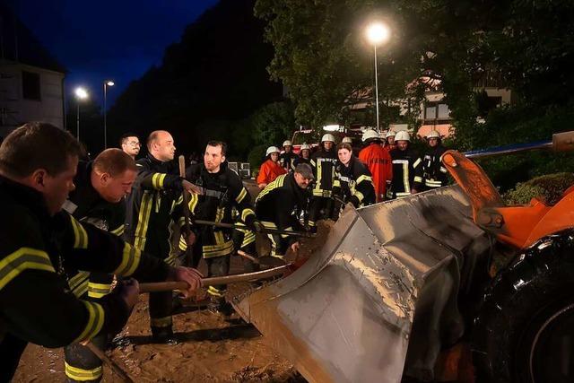 Erdrutsch in Waldkirch: Wenn Wassermassen auf den Hang eindreschen