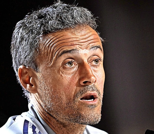 Spaniens Coach Luis Enrique  | Foto: JAVIER SORIANO (AFP)